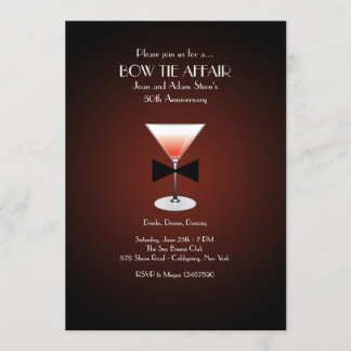 Bow Tie Affair Invitation