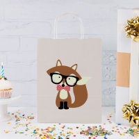 Bow Tie and Glasses Hipster Brown Fox