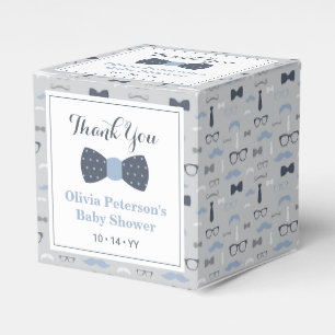 Bow Tie Baby Shower Favour Box