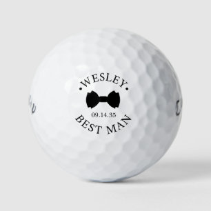 Bow Tie Best Man Golf Balls