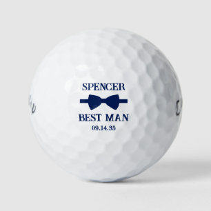 Bow Tie Best Man Golf Balls