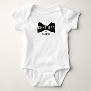 Bow Tie Best Man In Training Baby Baby Bodysuit