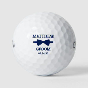 Bow Tie Groom Golf Balls