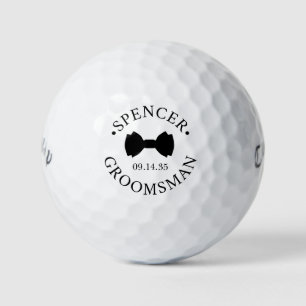 Bow Tie Groomsman Golf Balls