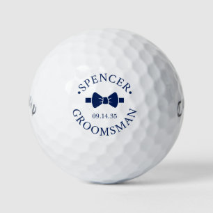 Bow Tie Groomsman Golf Balls