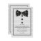 Bow Tie Identity Grey Ring Bearer Request Card