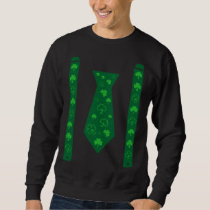 Bow Tie & Suspenders Cool Irish St Patricks Day Me Sweatshirt