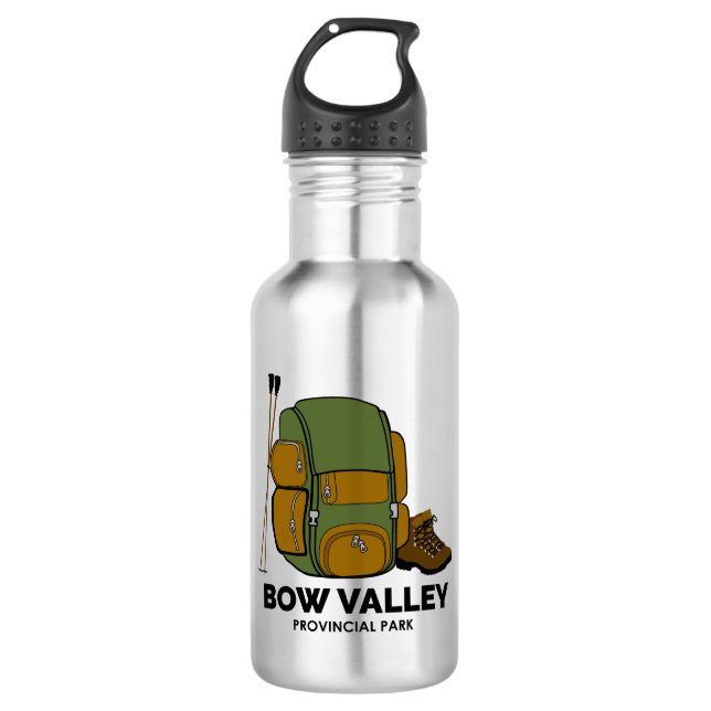 Bow Valley Provincial Park Backpack 532 Ml Water Bottle (Front)