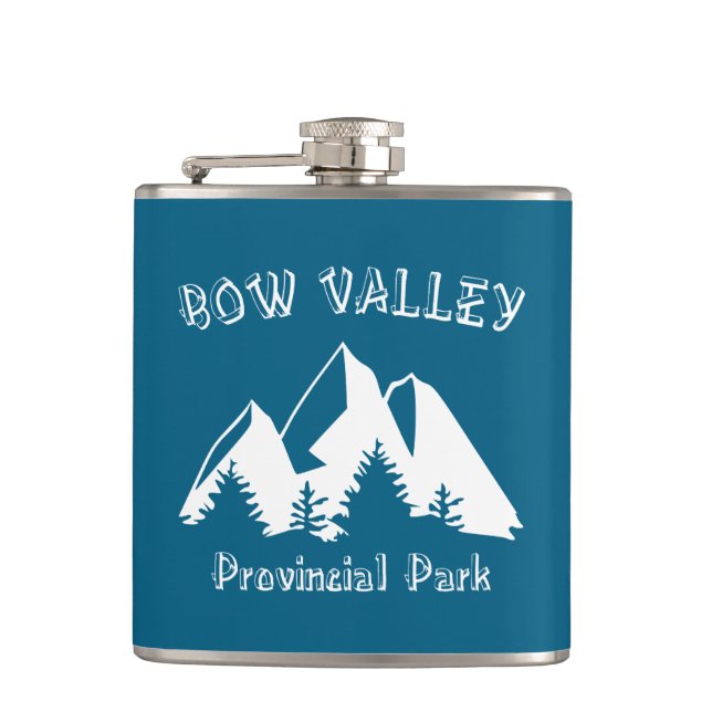 Bow Valley Provincial Park Hip Flask (Front)