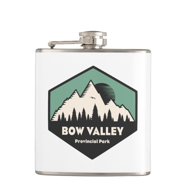 Bow Valley Provincial Park Hip Flask (Front)