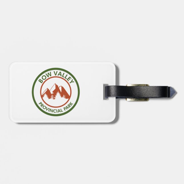 Bow Valley Provincial Park Luggage Tag (Back Horizontal)