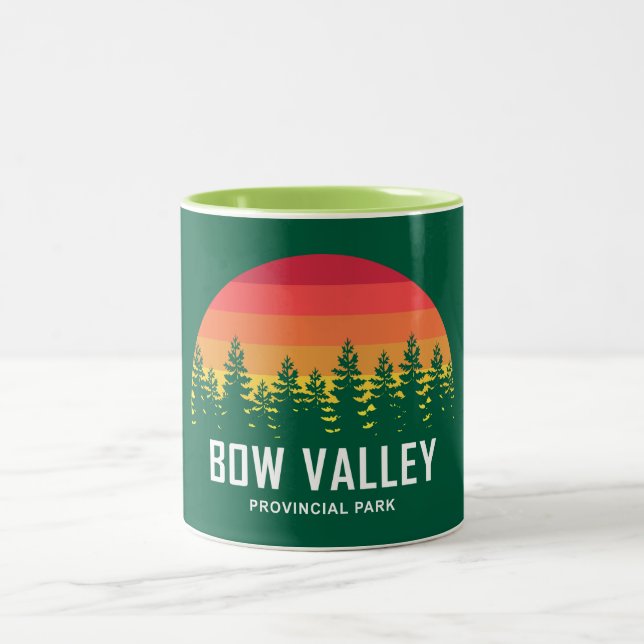 Bow Valley Provincial Park Two-Tone Coffee Mug (Center)