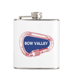 Bow Valley Rock Climbing Carabiner Hip Flask