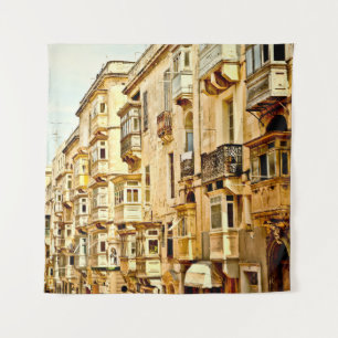 Bow windows in Maltamalta,window,antique,architect Tapestry