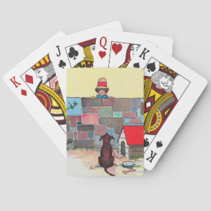 Bow-wow-wow! Whose dog art thou? Nursery Rhyme Playing Cards