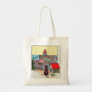 Bow-wow-wow! Whose dog art thou? Nursery Rhyme Tote Bag