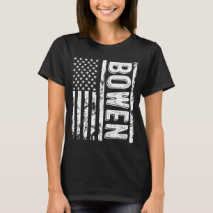 Bowen Last Name Funny Surname Team Bowen Family T-Shirt