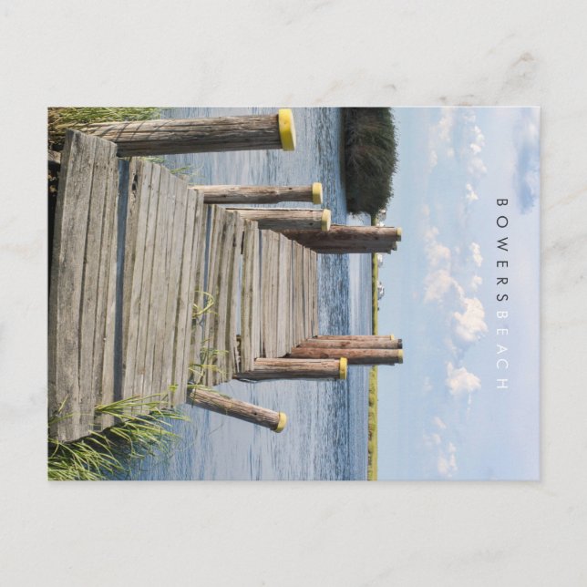 Bowers Beach - Delaware. Postcard (Front)