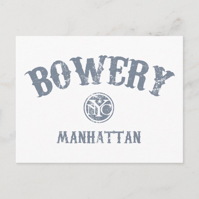 Bowery Postcard (Front)