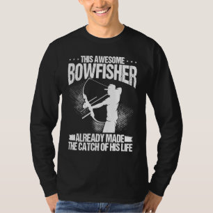 Bowfisher Groom Catch of my Life Bowfishing Hunter T-Shirt