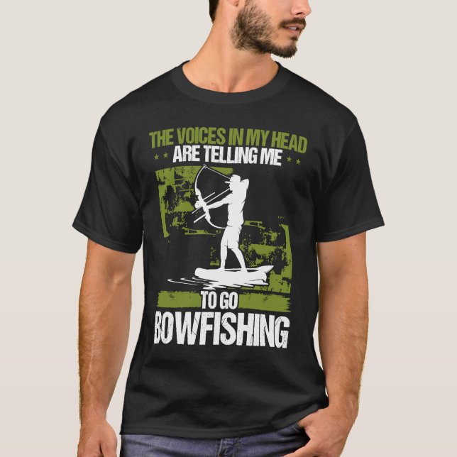 Bowfishing Airboat Bowhunter Bowfisher Fisherman A T-Shirt (Front)