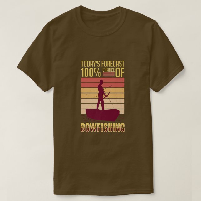 Bowfishing Bow Lights Arrows Crossbow Bowfisher81  T-Shirt (Design Front)