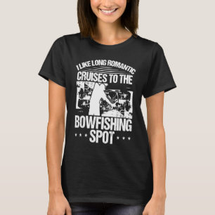 Bowfishing Spot Bowfisher Bowhunter Airboat Archer T-Shirt