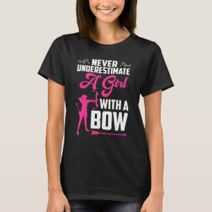 Bowhunter Shooting Fans Archery For Girls Women T-Shirt