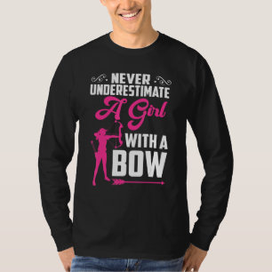 Bowhunter Shooting Fans  Archery For Girls Women T-Shirt