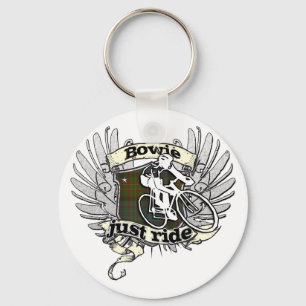 Bowie Just Ride Key Ring