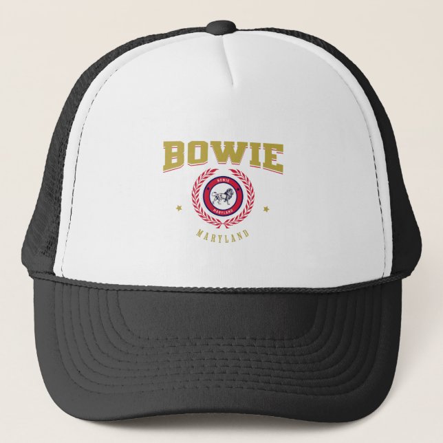 Bowie Maryland Trucker Hat (Front)