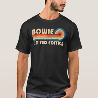 BOWIE Surname Retro Vintage 80s 90s Birthday Reuni T-Shirt