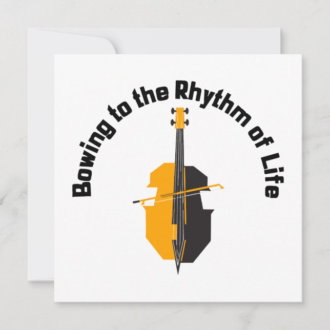 Bowing to the Rhythm of Life Cello (Front)