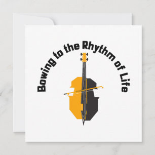 Bowing to the Rhythm of Life Cello Invitation