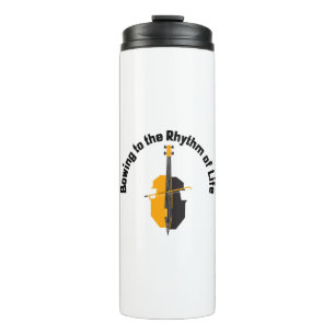 Bowing to the Rhythm of Life Cello Thermal Tumbler