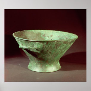 Bowl from one of the Chamber Tombs, Mycenae Poster