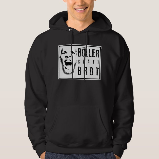 Bowl instead of bread! hoodie (Front)