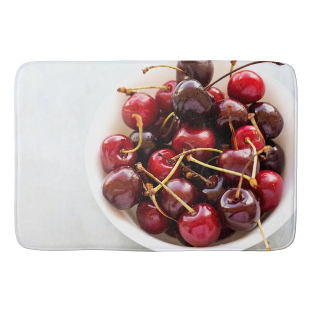 bowl of Cherries Bath Mat (Front)