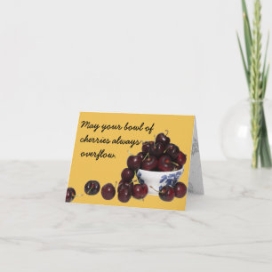 Bowl of Cherries Card