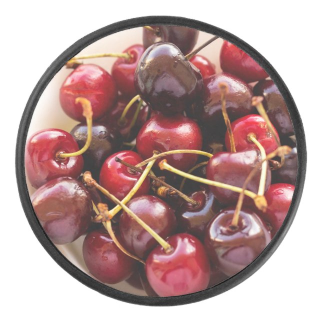 bowl of Cherries Hockey Puck (Front)