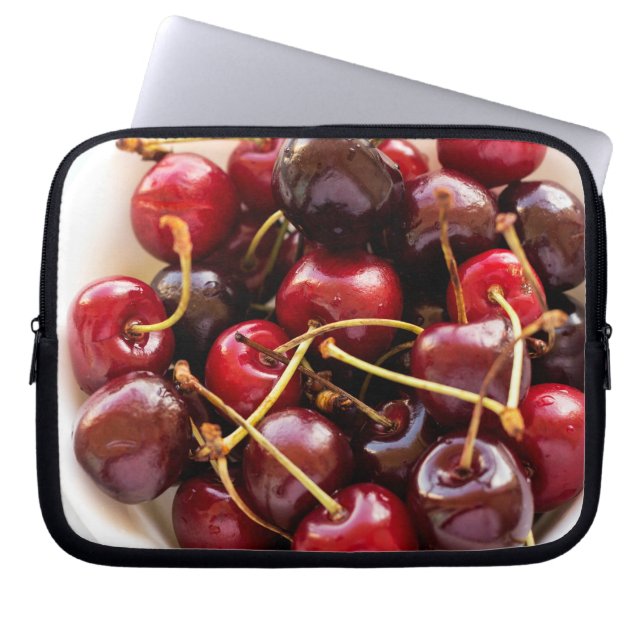 bowl of Cherries Laptop Sleeve (Front)