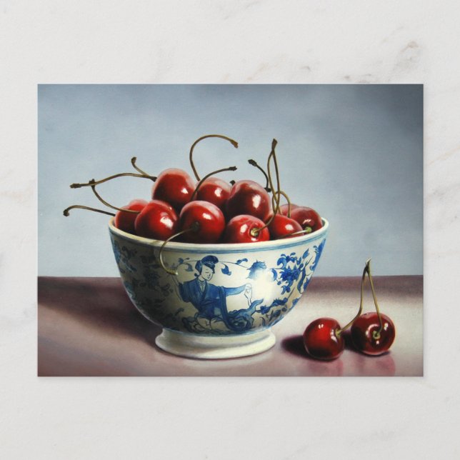 Bowl of Cherries Postcard (Front)