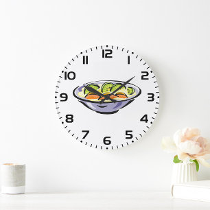 Bowl Of Fruit Large Clock