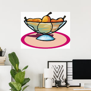 Bowl of Fruit Poster