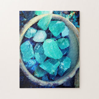 Bowl of Gem Stones Jigsaw Puzzle