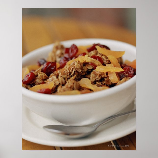 Bowl of granola poster (Front)