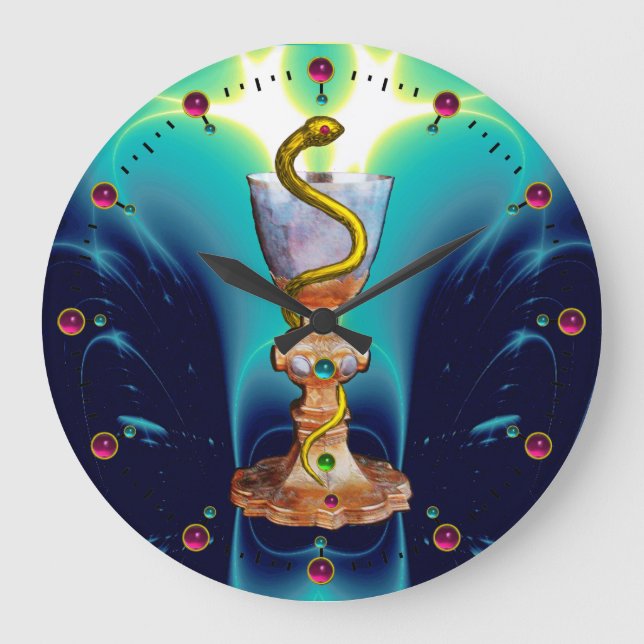 BOWL OF HYGEIA , PHARMACY LARGE CLOCK (Front)