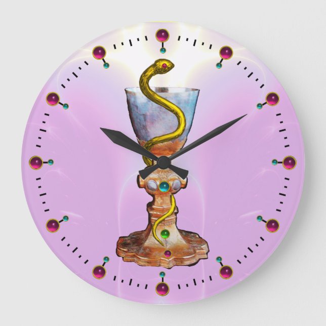 BOWL OF HYGEIA , PHARMACY LARGE CLOCK (Front)