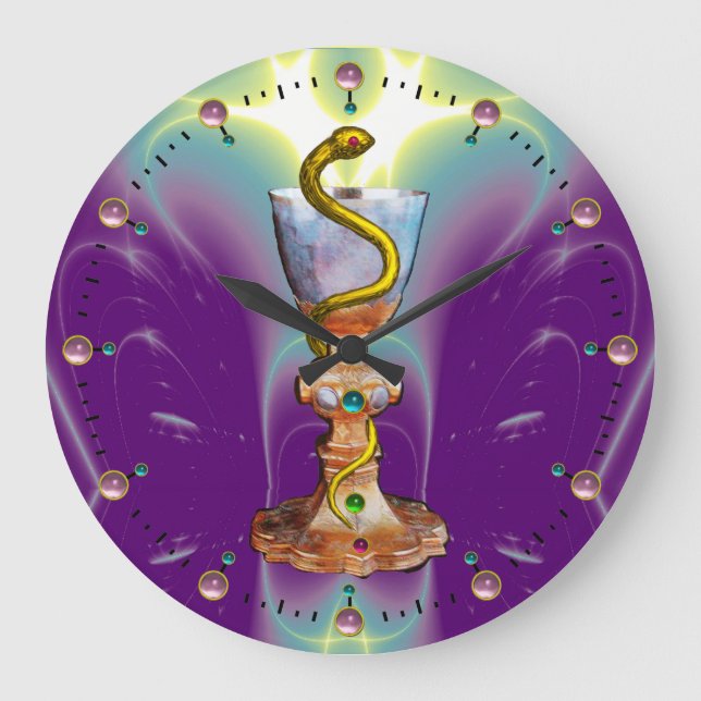 BOWL OF HYGEIA , PHARMACY LARGE CLOCK (Front)