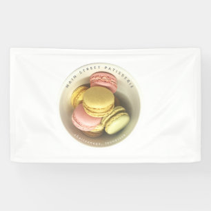 Bowl Of Macarons Photo Food Business Banner